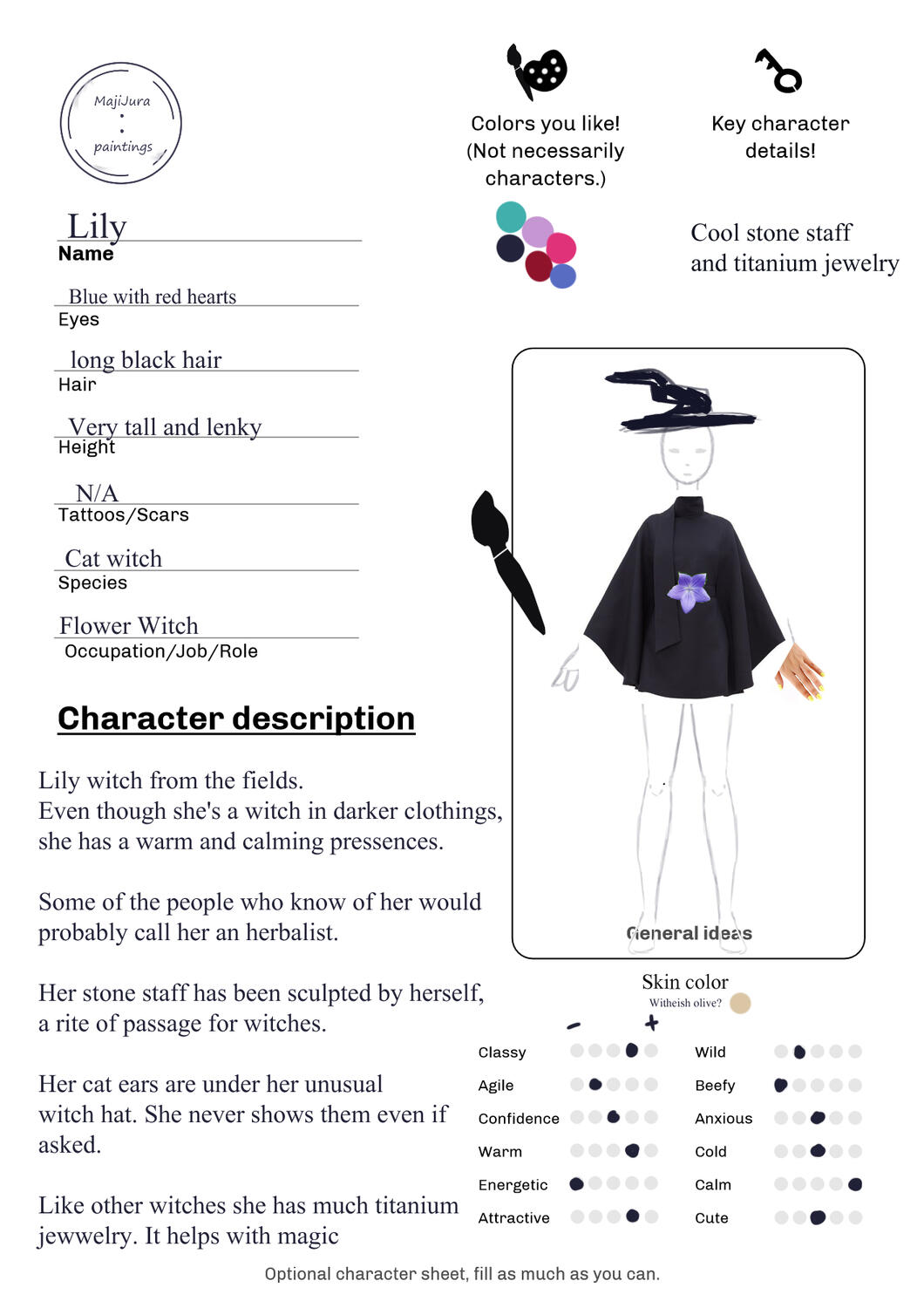 Character design templateEX